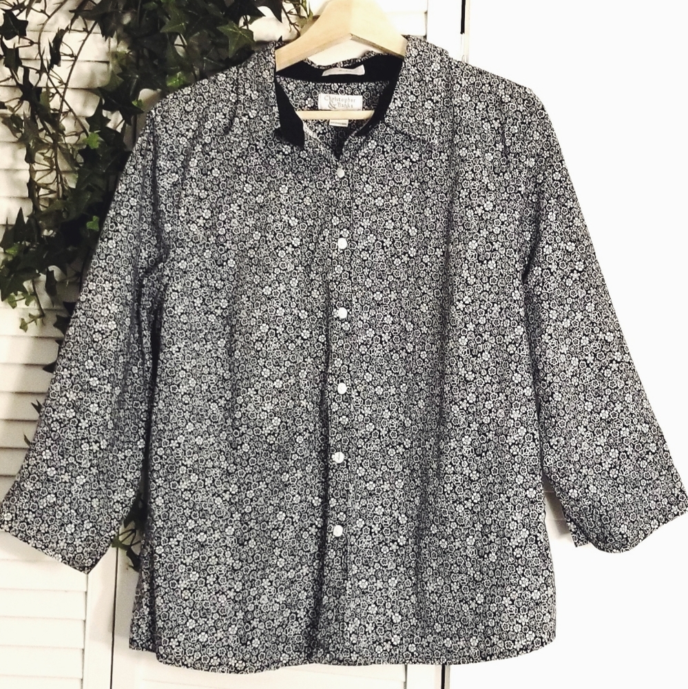 Christopher & banks shirt size L